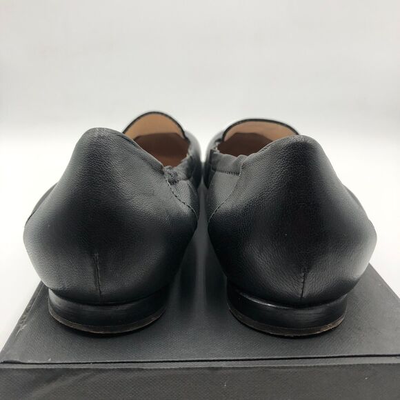 AGL Vero Cuoio Ballet Flats Women's size 7.5 Black White Leather Cap Toe - Picture 13 of 16